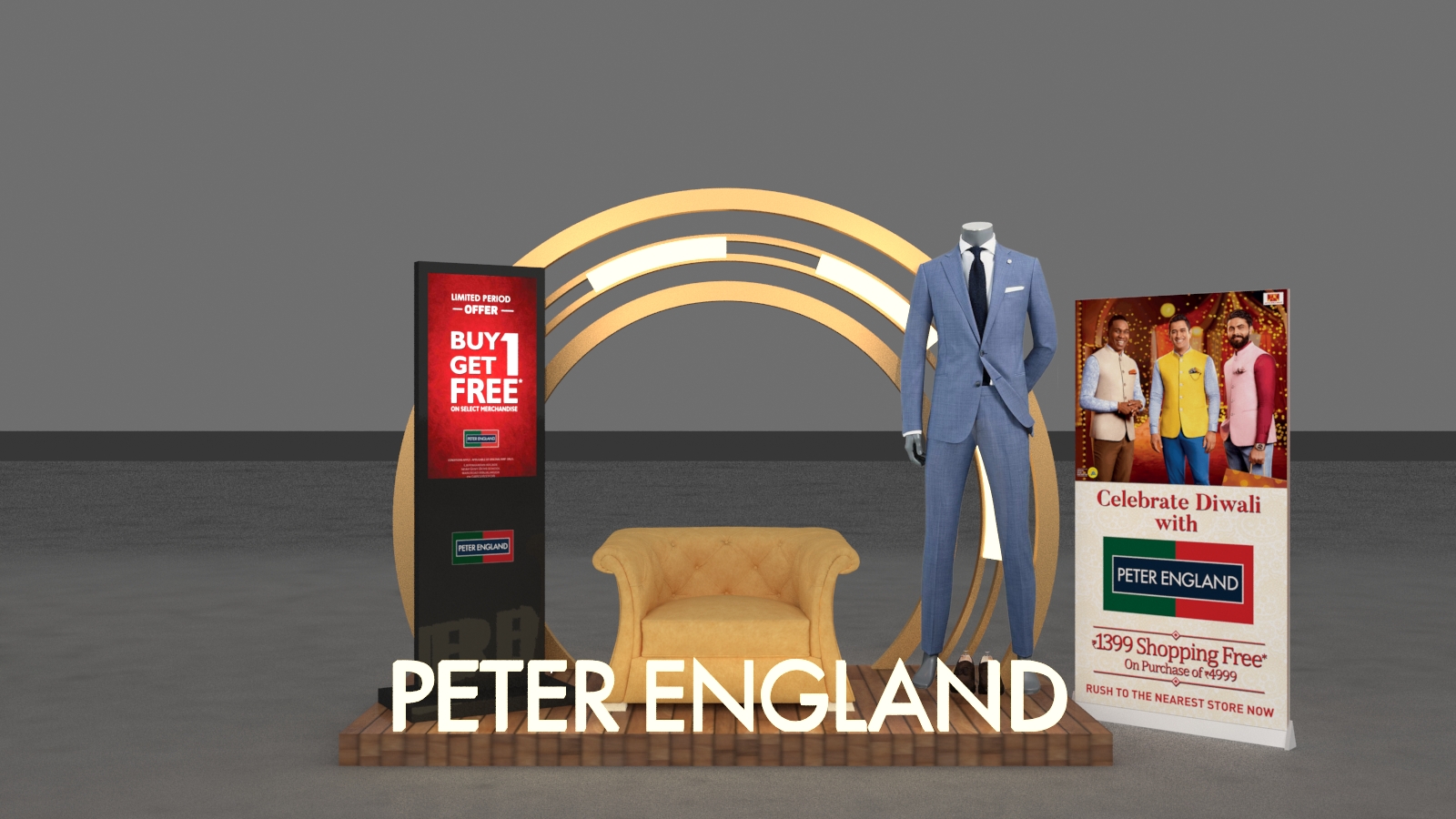 Peter England 3D